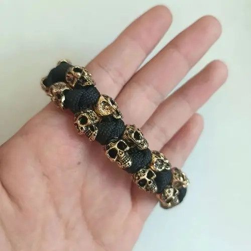 Other Adjustable Gothic Skull Bracelets Size ONE SIZE - 4 Thumbnail