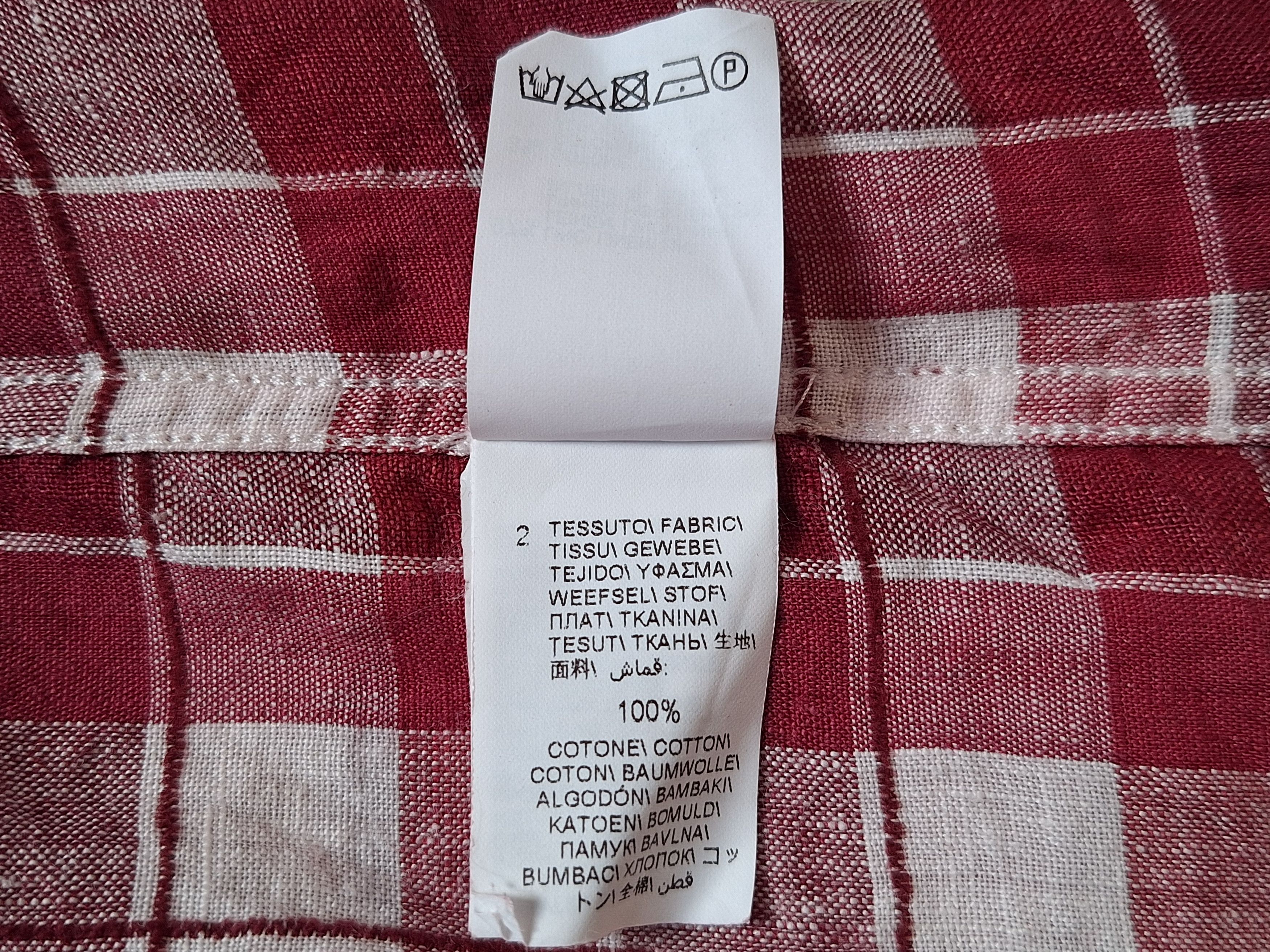 Brunello Cucinelli BRUNELLO CUCINELLI Checkered Linen And Cotton Blend L/s Size US L / EU 52-54 / 3 - 6 Thumbnail