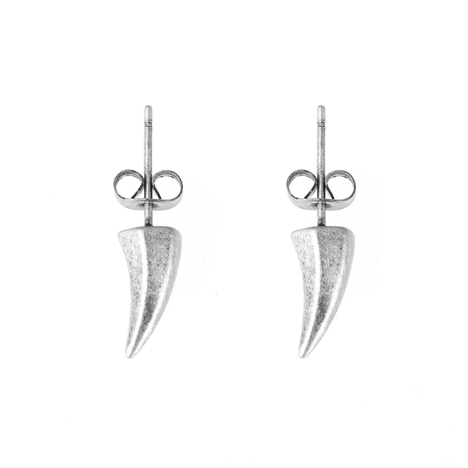 Jewelry Vampire Fangs Earrings – Dark Punk Mini Studs Size ONE SIZE - 6 Thumbnail