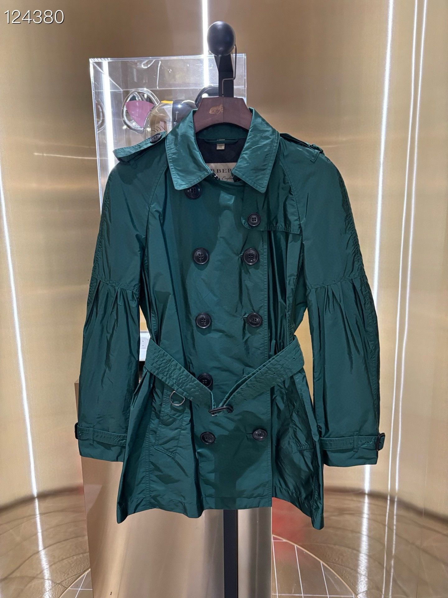 Burberry Burberry Olive Green Trench Coat UK10 Size S / US 4 / IT 40 - 1 Thumbnail
