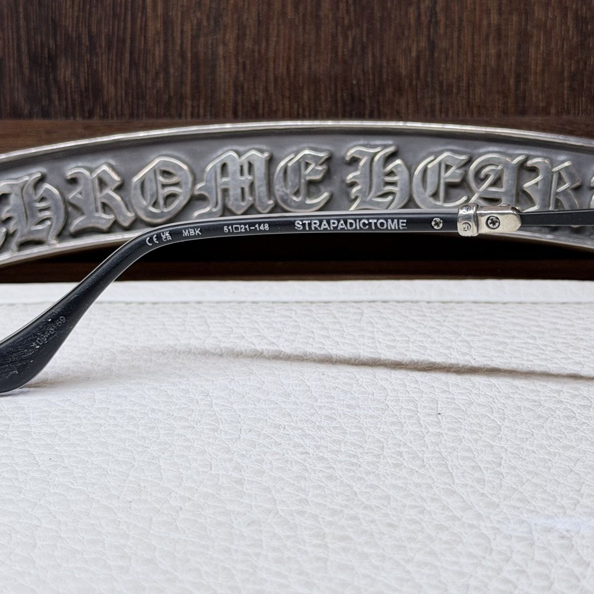 Chrome Hearts Chrome Hearts Strapadictome Glasses Size ONE SIZE - 6 Thumbnail