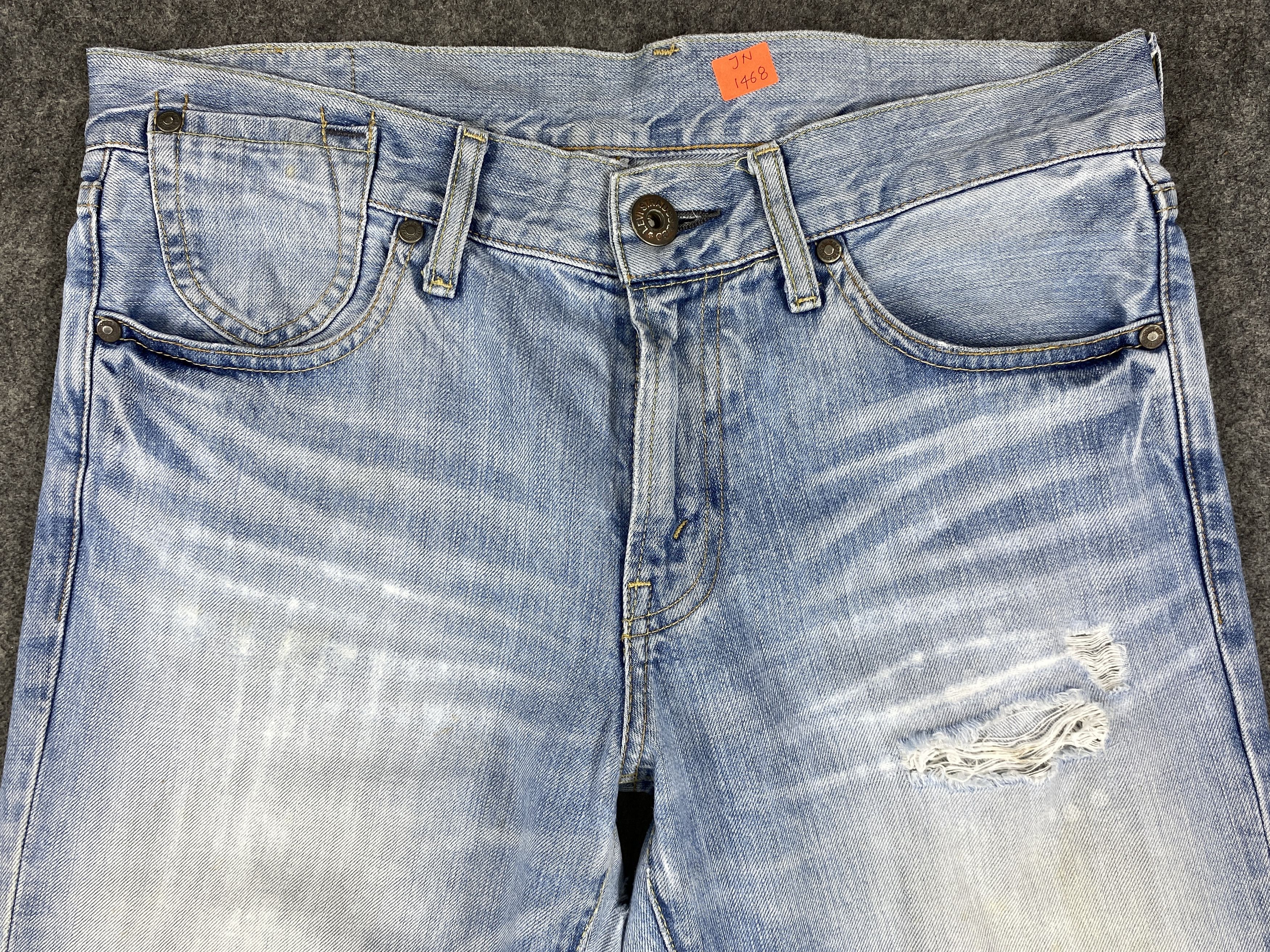 Levi's Light Blue Wash Vintage Levi's 502 33x31.5 Denim -JN1468 Size US 33 - 3 Thumbnail