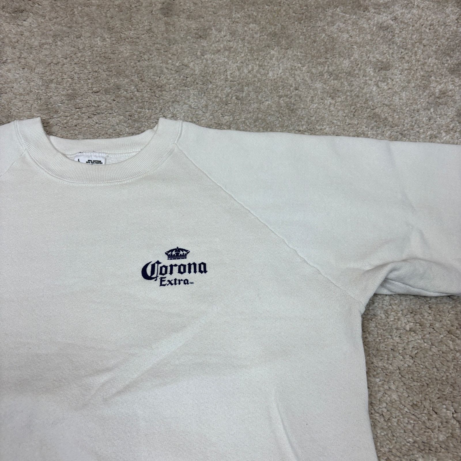 Vintage Vintage 90s Corona Crewneck Sweatshirt Men's Large Cerveza Size US L / EU 52-54 / 3 - 3 Thumbnail