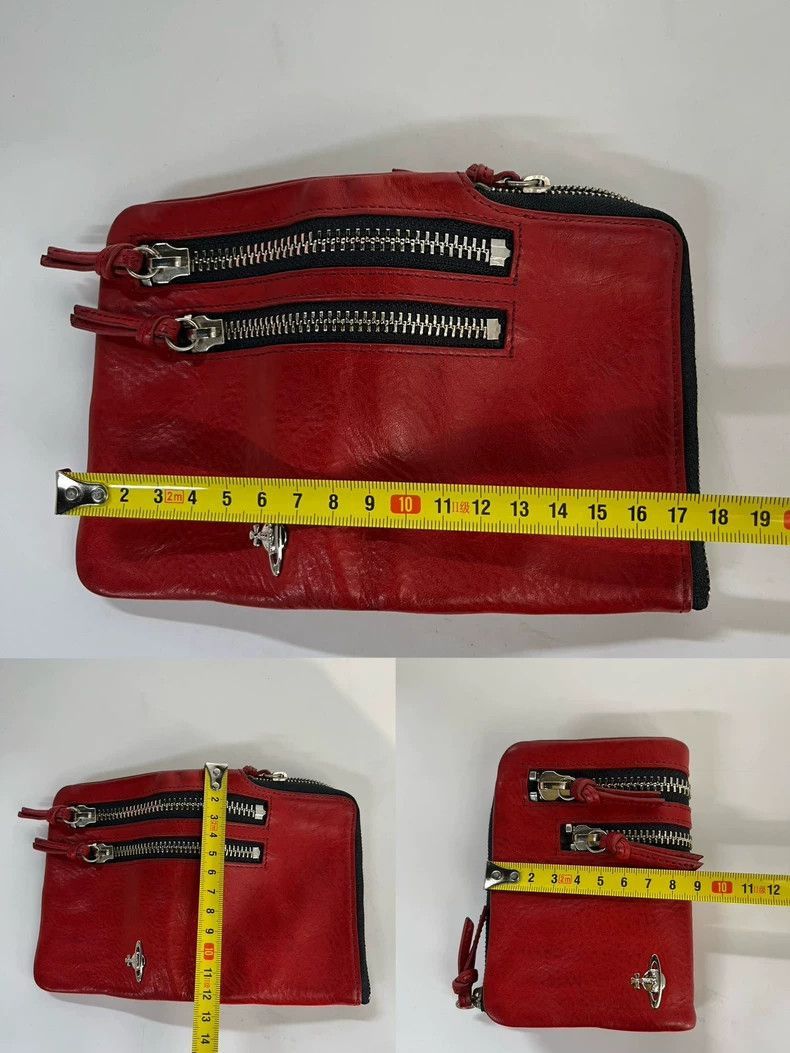 Vivienne Westwood Vivienne Westwood Red Zipper Wallet Size ONE SIZE - 9 Thumbnail