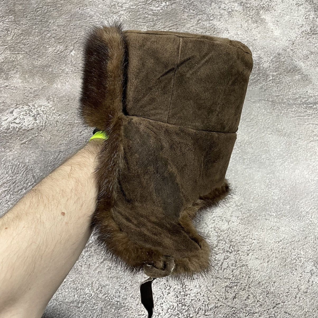 Vintage Vintage 90s Alt Beanie Mohair Ushanka Faux American VTg Size ONE SIZE - 2 Thumbnail
