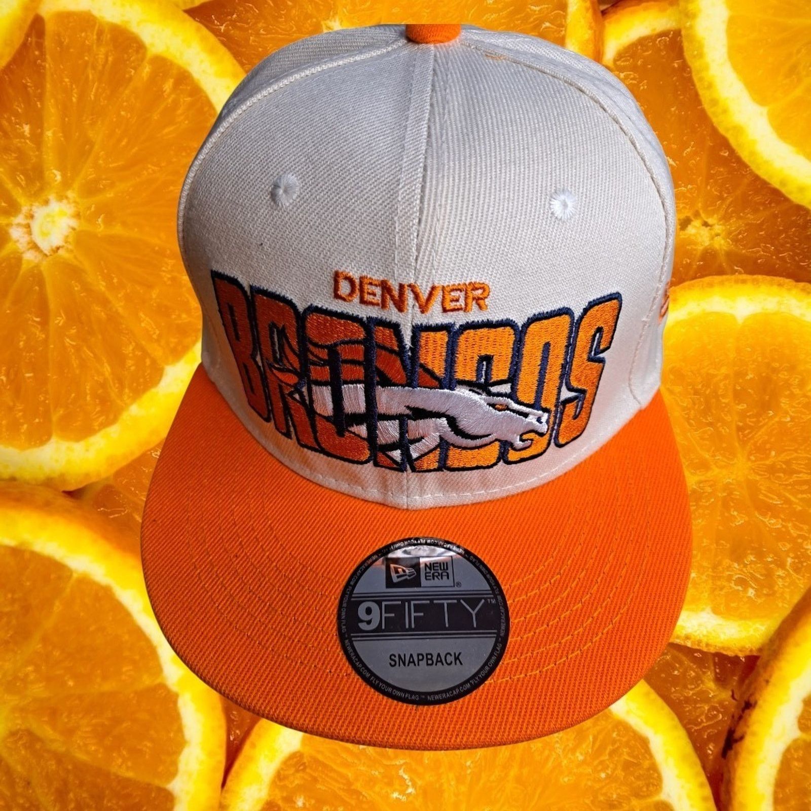 New Era Denver Broncos New Era 9Fifty Snapback Hat NFL Football Cap Size ONE SIZE - 1 Thumbnail