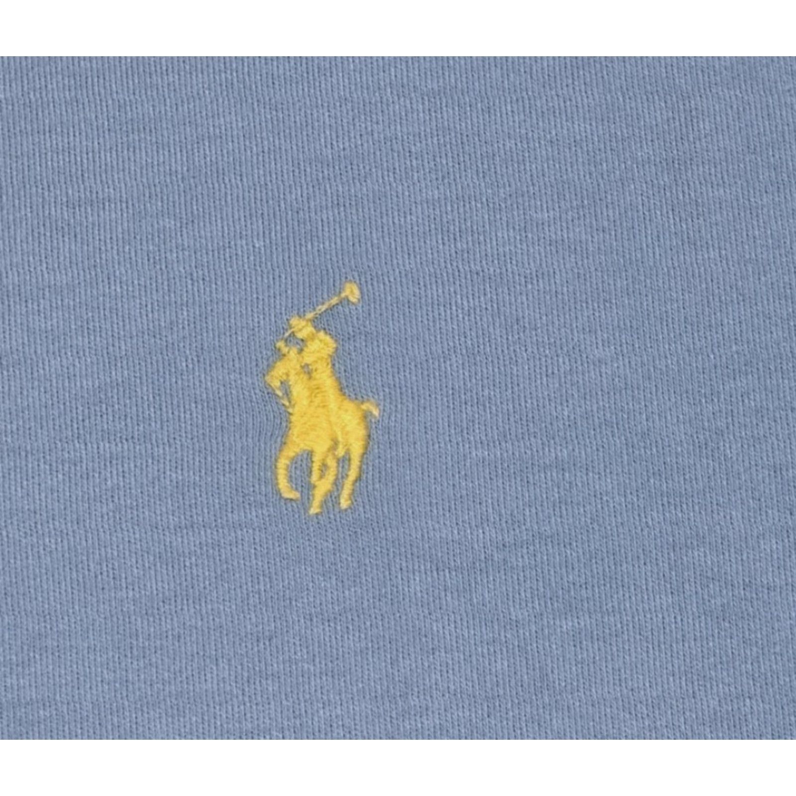 Polo Ralph Lauren VTG Polo Ralph Lauren Polo Shirt XL Light Blue Short Sleeve Mens Solid Blue Pony Classic 90s Theme Size US XL / EU 56 / 4 - 4 Thumbnail