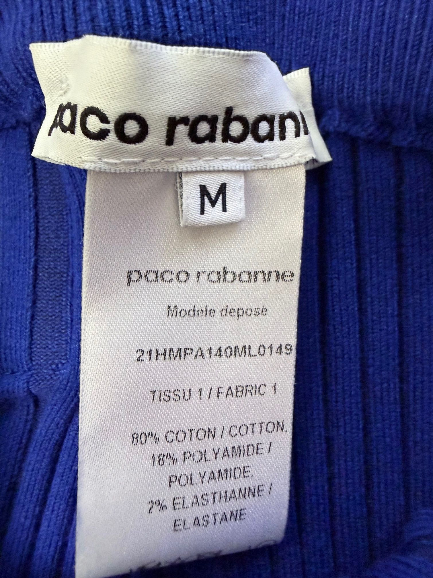 Paco Rabanne Paco Rabanne ribbed flare pants, size M Size 30" / US 8 / IT 44 - 2 Thumbnail