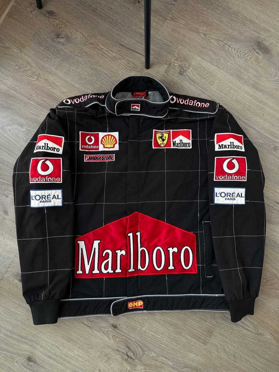 Ferrari × Marlboro Vintage Ferarri Racing Marlboro Black Jacket Size US M / EU 48-50 / 2 - 3 Thumbnail