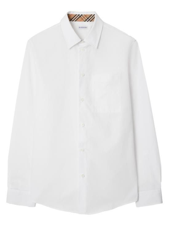BURBERRY Men Long Tops 8113135 WHITE