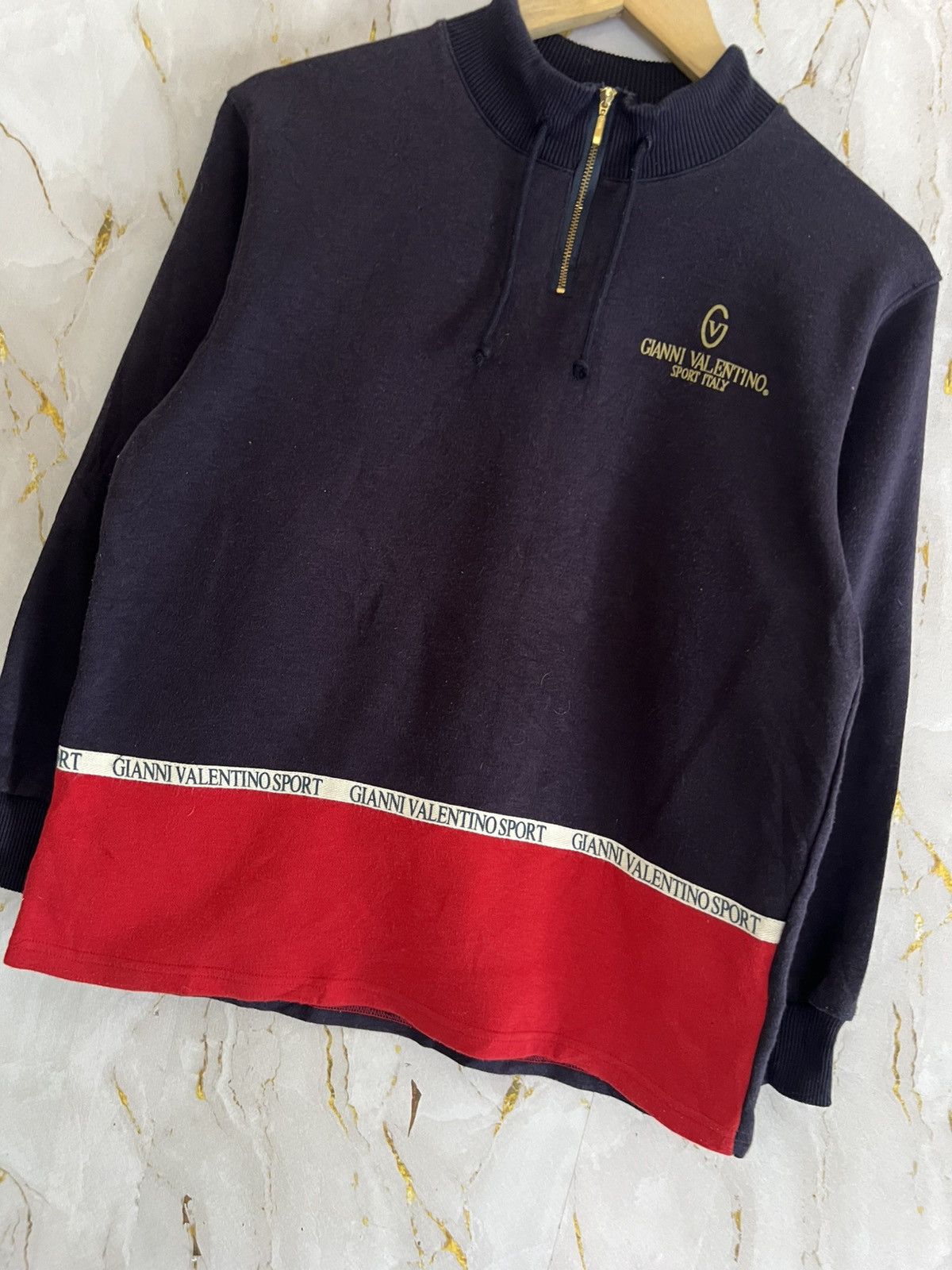 Gianni Valentino Gianni Valentino Half Zip – Vintage Italian Designer Size US M / EU 48-50 / 2 - 5 Thumbnail