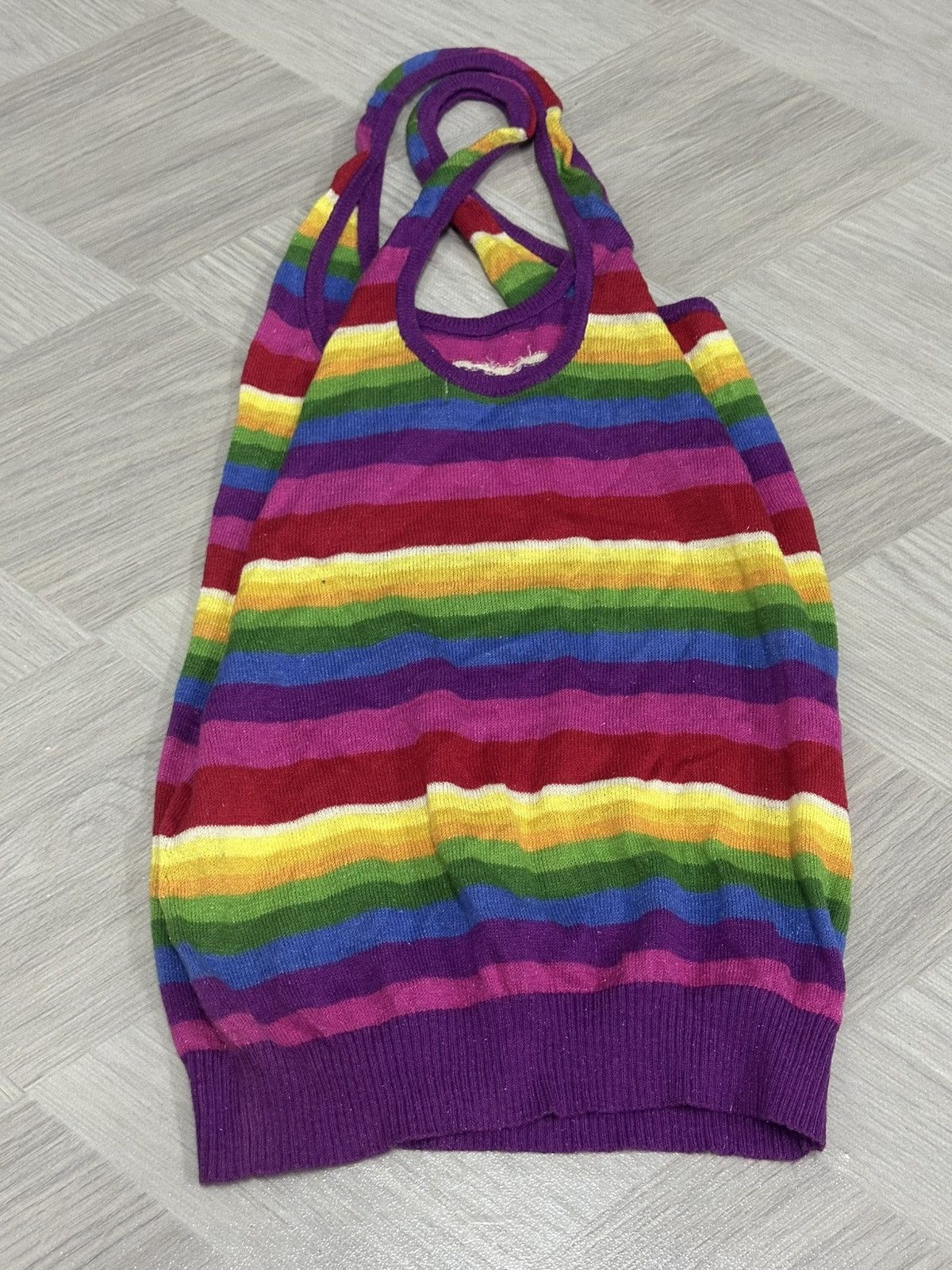 Hysteric Glamour Hysteric Glamour Knitwear Colourful Tank Top Size US XS / EU 42 / 0 - 8 Thumbnail