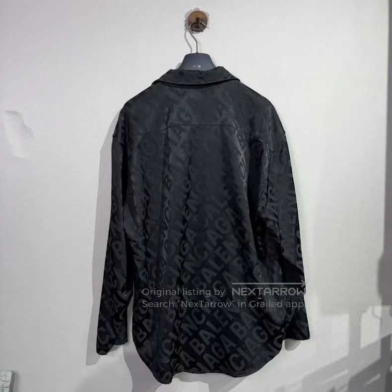 Balenciaga Balenciaga Printed Logo Letter Silk Shirt Size XS / US 0-2 / IT 36-38 - 2 Thumbnail