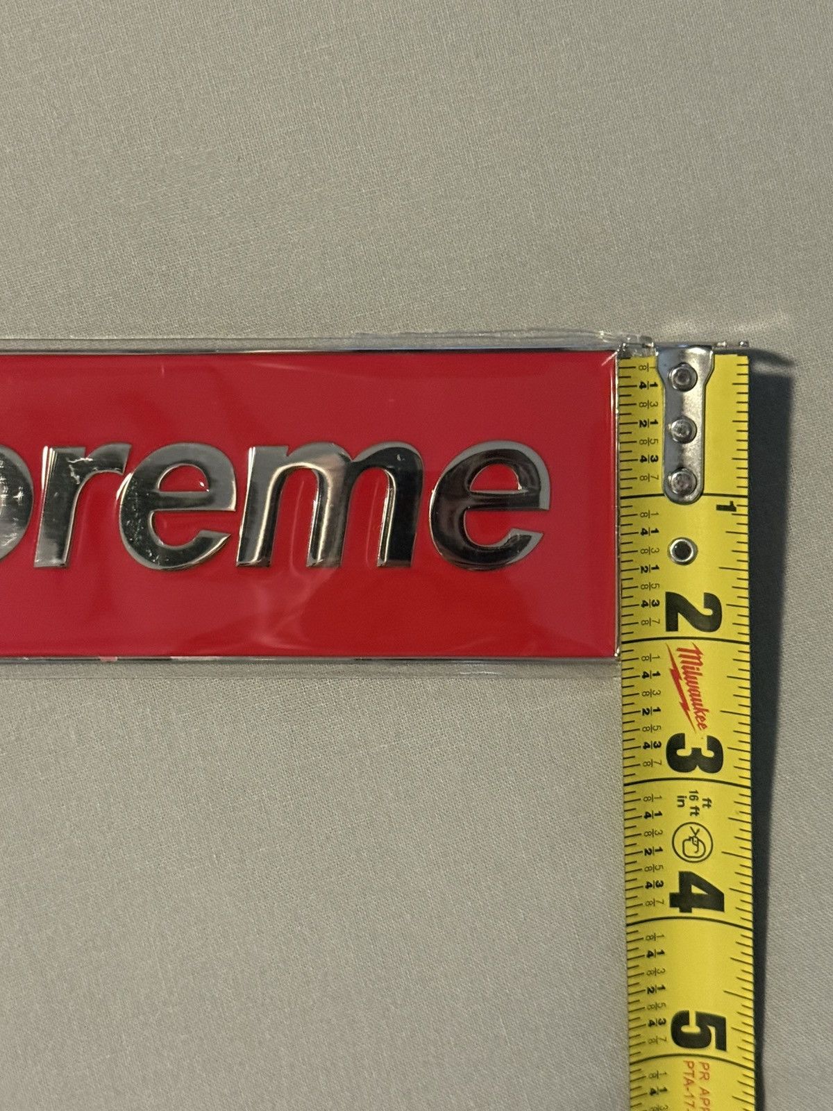 Supreme Box Logo Car Emblem Black - FW25 - US supreme／Box Logo