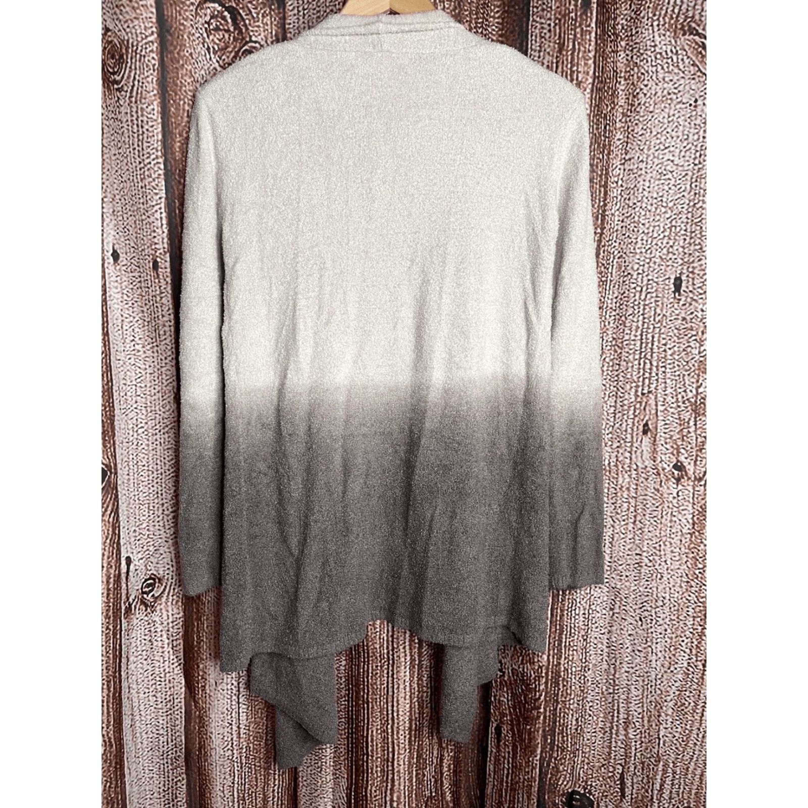 Vintage VINTAGE Barefoot Dreams Womens S/M Cardigan Long Open Sweater Top Knit Wrap Open Textured Dream Size S / US 4 / IT 40 - 3 Thumbnail