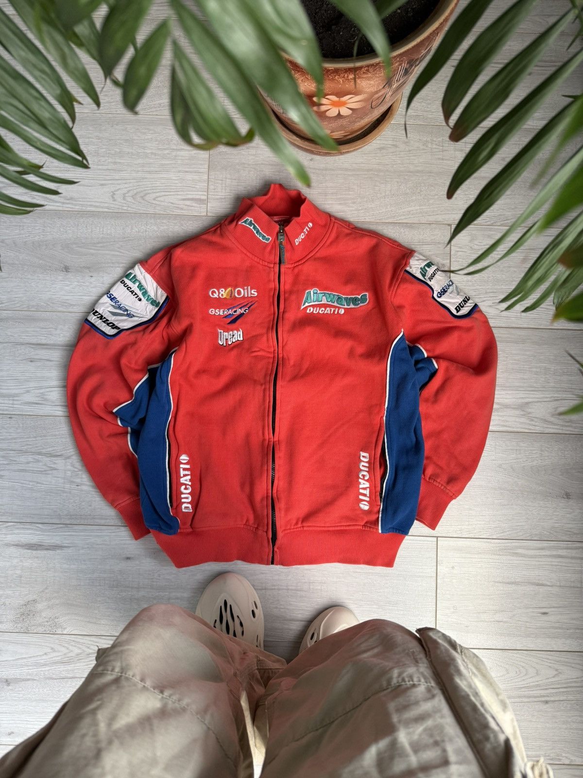 Ducati × Vintage Vintage Ducati Airwaves racing jacket dread Size US L / EU 52-54 / 3 - 1 Thumbnail