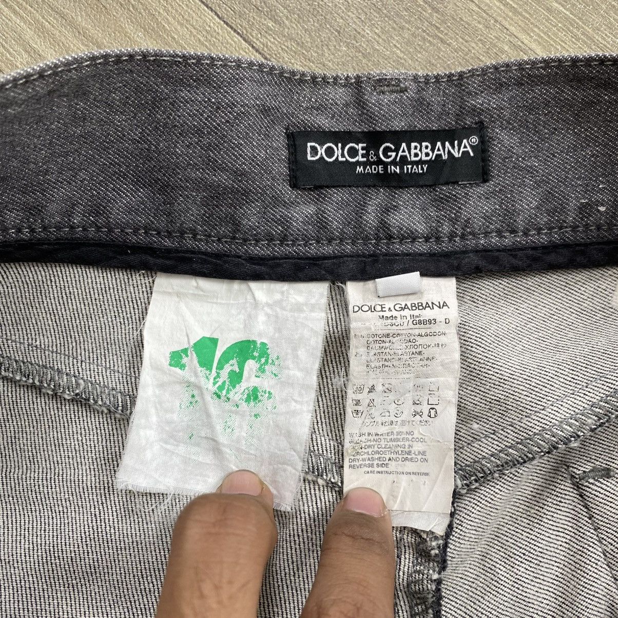 Dolce & Gabbana Vintage Dolce & Gabbana Corduroy Grey Straight Pants Luxury Size US 33 - 9 Thumbnail