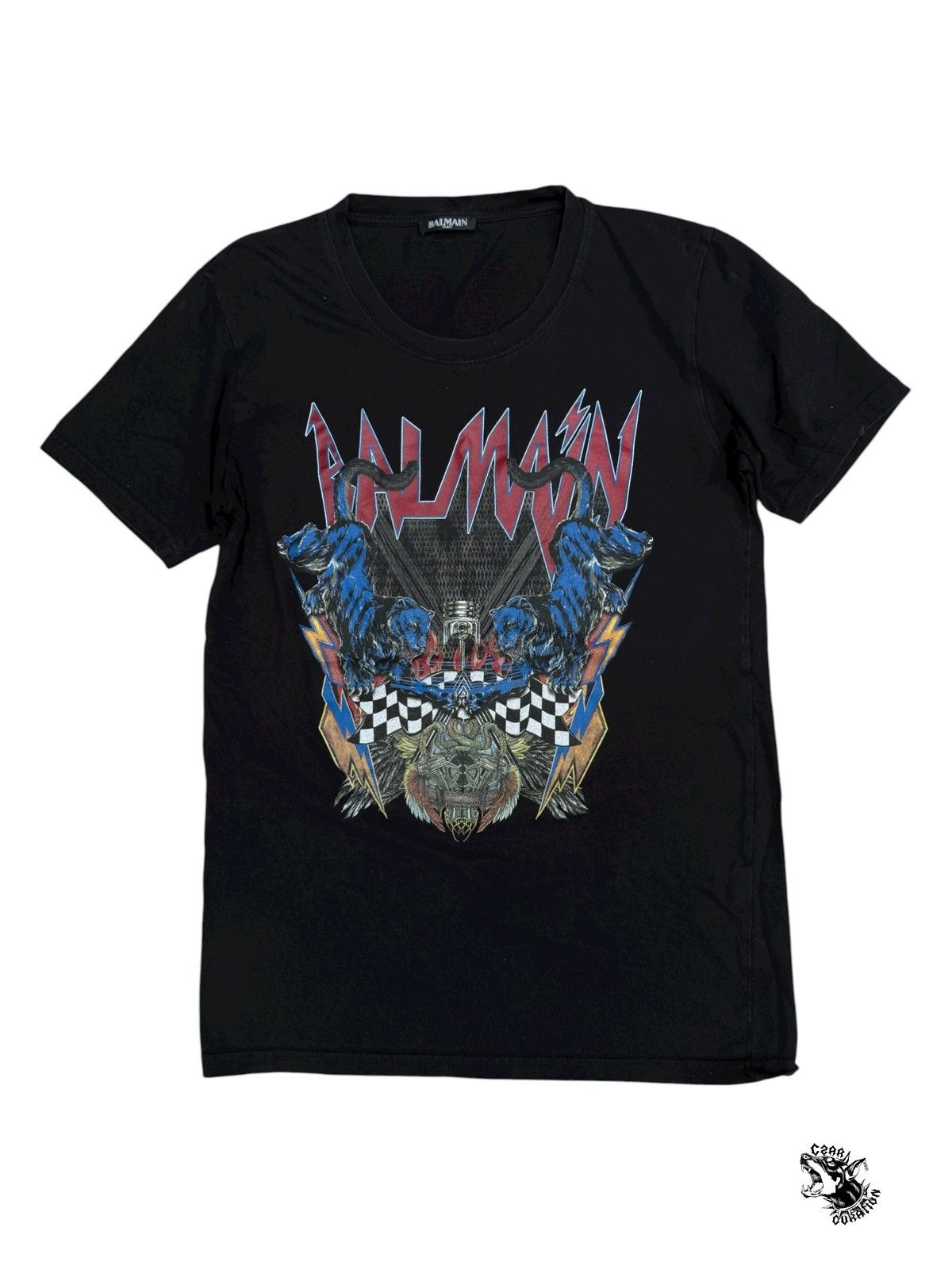 Balmain Balmain rock graphic t shirt Size US S / EU 44-46 / 1 - 1 Thumbnail