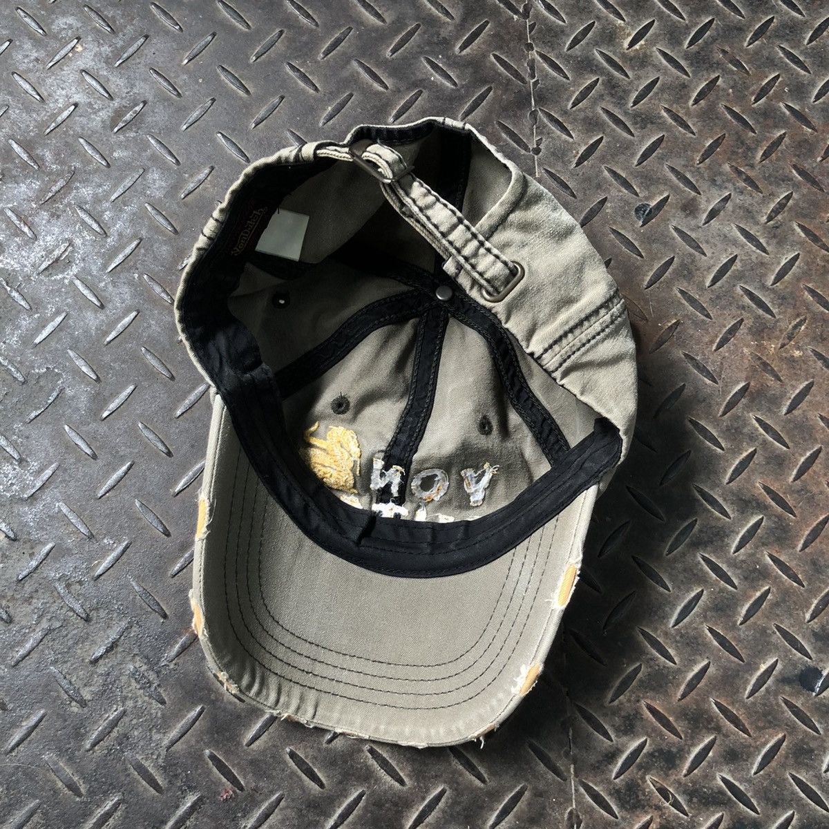 Vintage 🚫 SOLD 🚫 Von Dutch Dragon Distressed Hat Limited Edition Size ONE SIZE - 7 Thumbnail