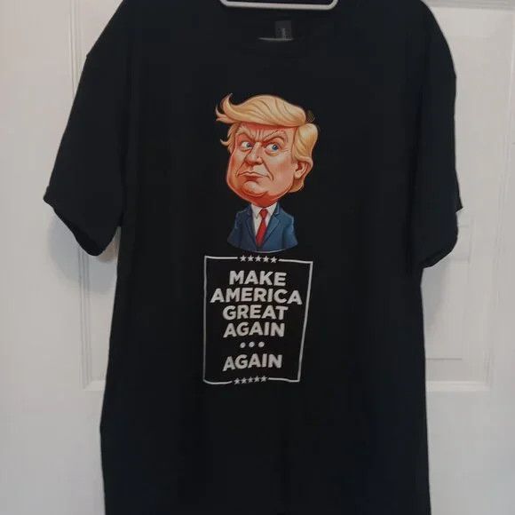 Gildan Trump "Make America Great Again...Again" T-Shirt - Medium Size US M / EU 48-50 / 2 - 1 Thumbnail