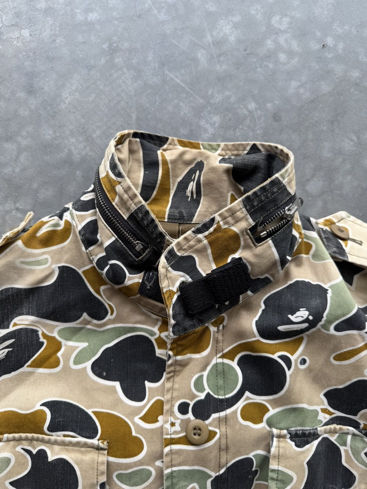Bape Vintage 90s-00s Bape M65 style 1st camo military jacket Size US M / EU 48-50 / 2 - 6 Thumbnail