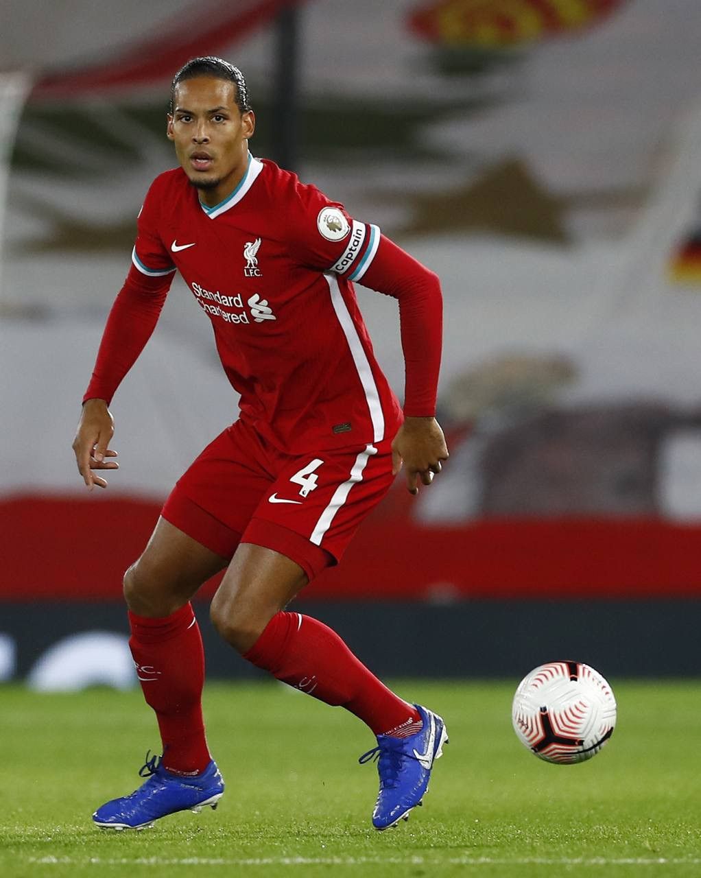 Nike LIVERPOOL NIKE 2020/2021 FOOTBALL HOME JERSEY #4 VIRGIL Size US L / EU 52-54 / 3 - 14 Thumbnail