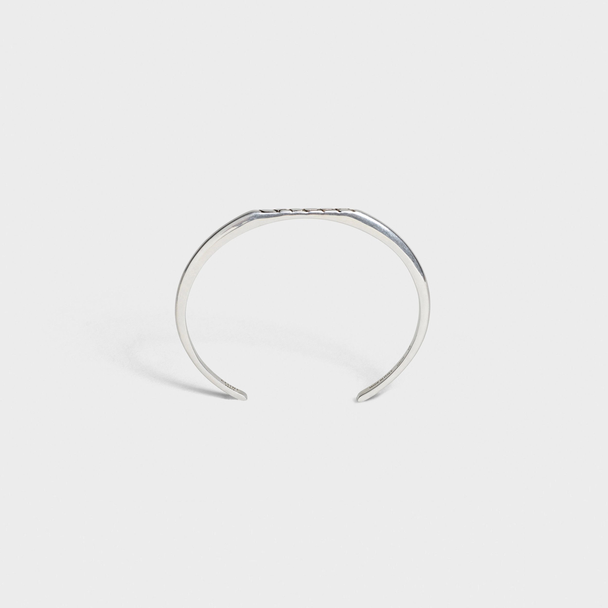 Celine o1bcso1str1024 Size: OS / Animals Flat Bracelet in Silver Size ONE SIZE - 1 Thumbnail
