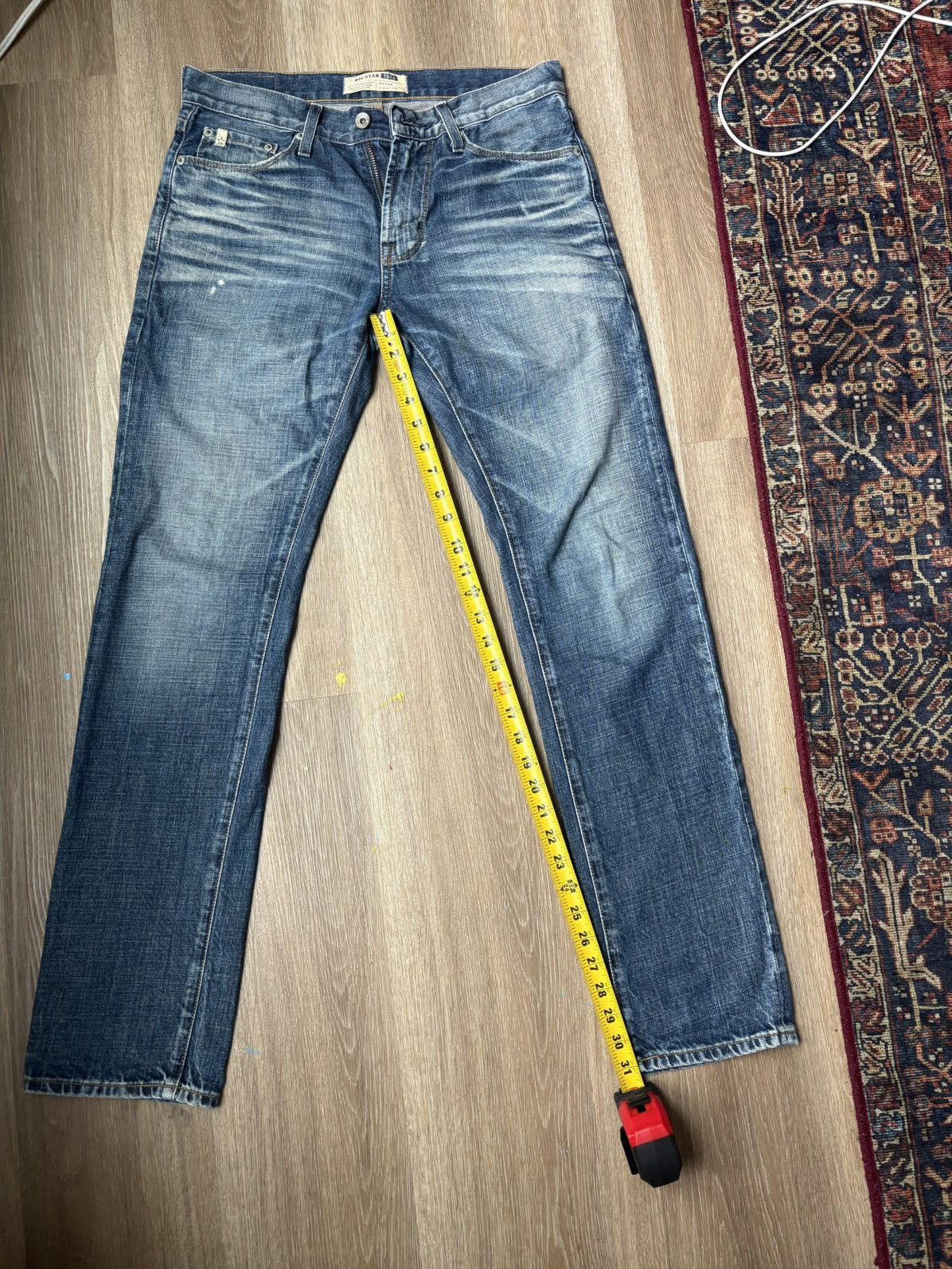 Big Star Big Star 1974 Division Straight Leg Jeans Size US 29 - 1 Thumbnail