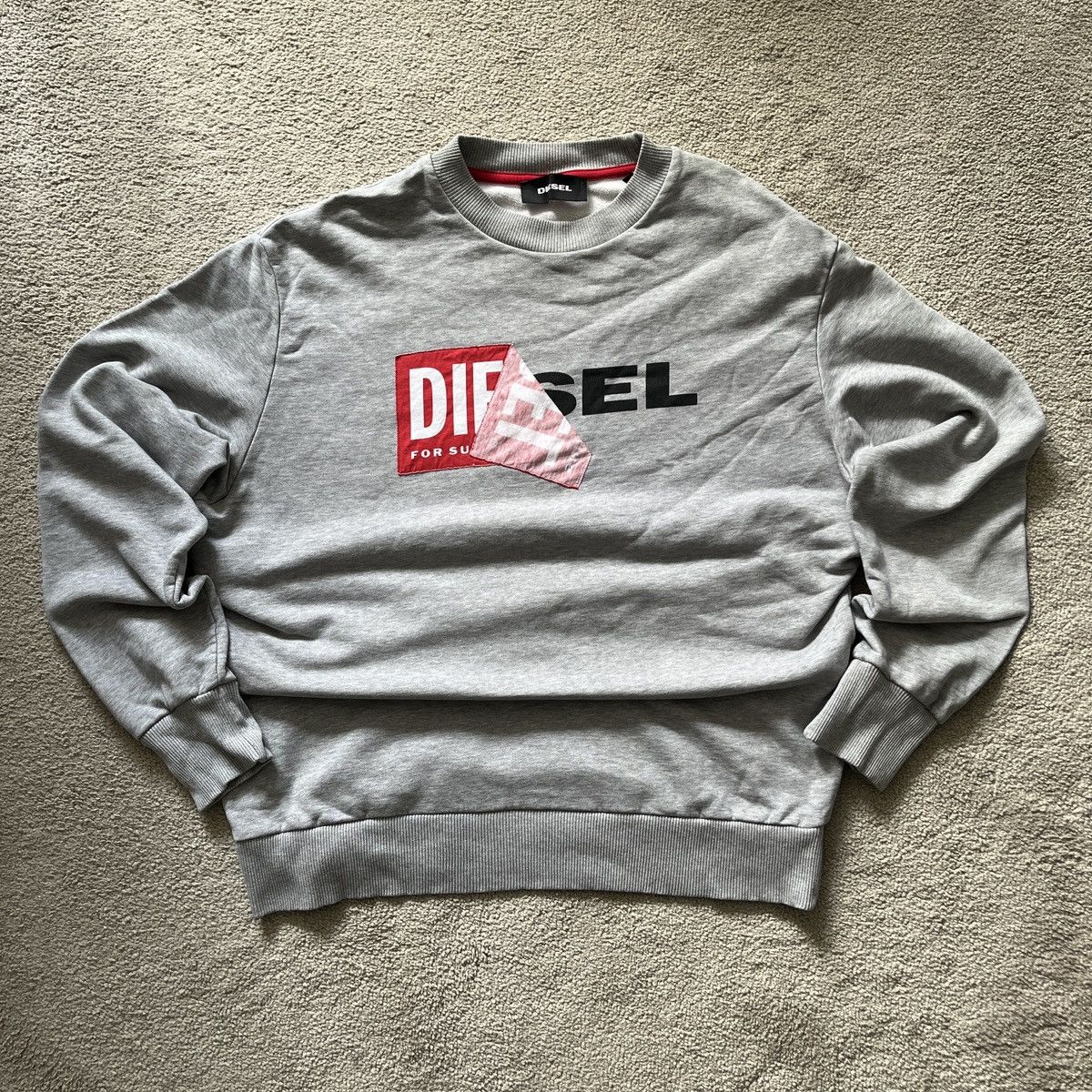 Diesel Diesel Industry Logo Peel Crewneck Sweatshirt Size US S / EU 44-46 / 1 - 1 Thumbnail