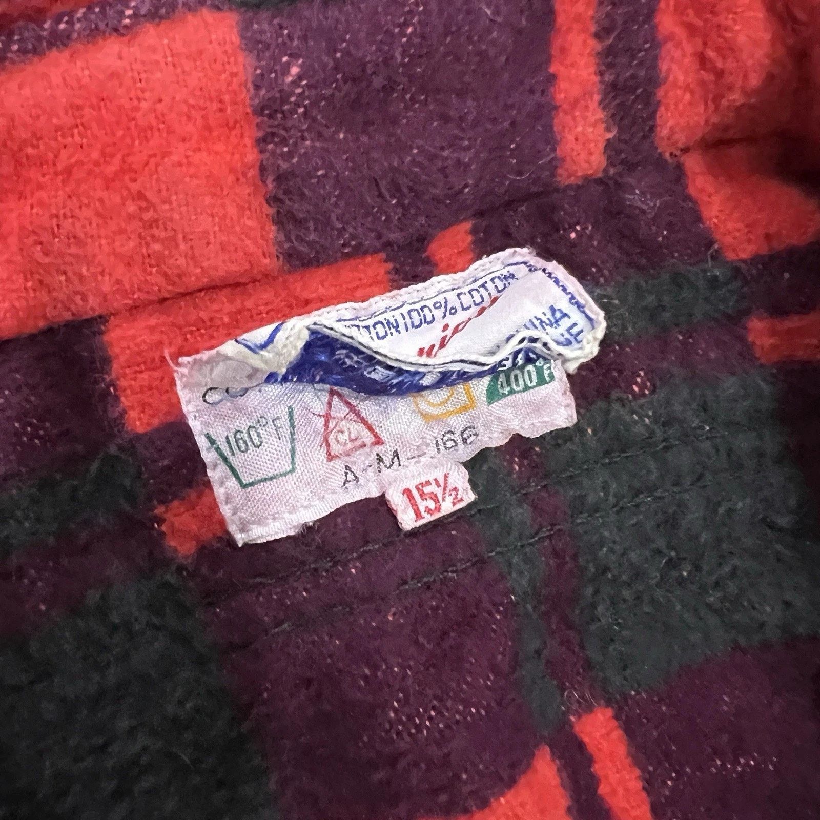 Champion Champion-1950s green and red cotton flannel Size US M / EU 48-50 / 2 - 4 Thumbnail