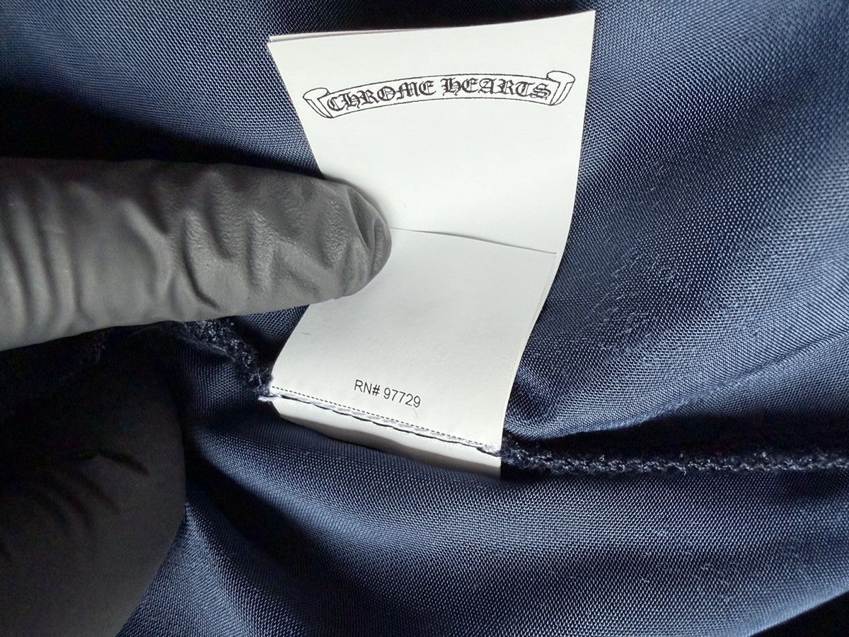 Chrome Hearts Chrome Hearts So It Goes Dark Navy Velour Jacket Sz XL Size US XL / EU 56 / 4 - 23 Thumbnail