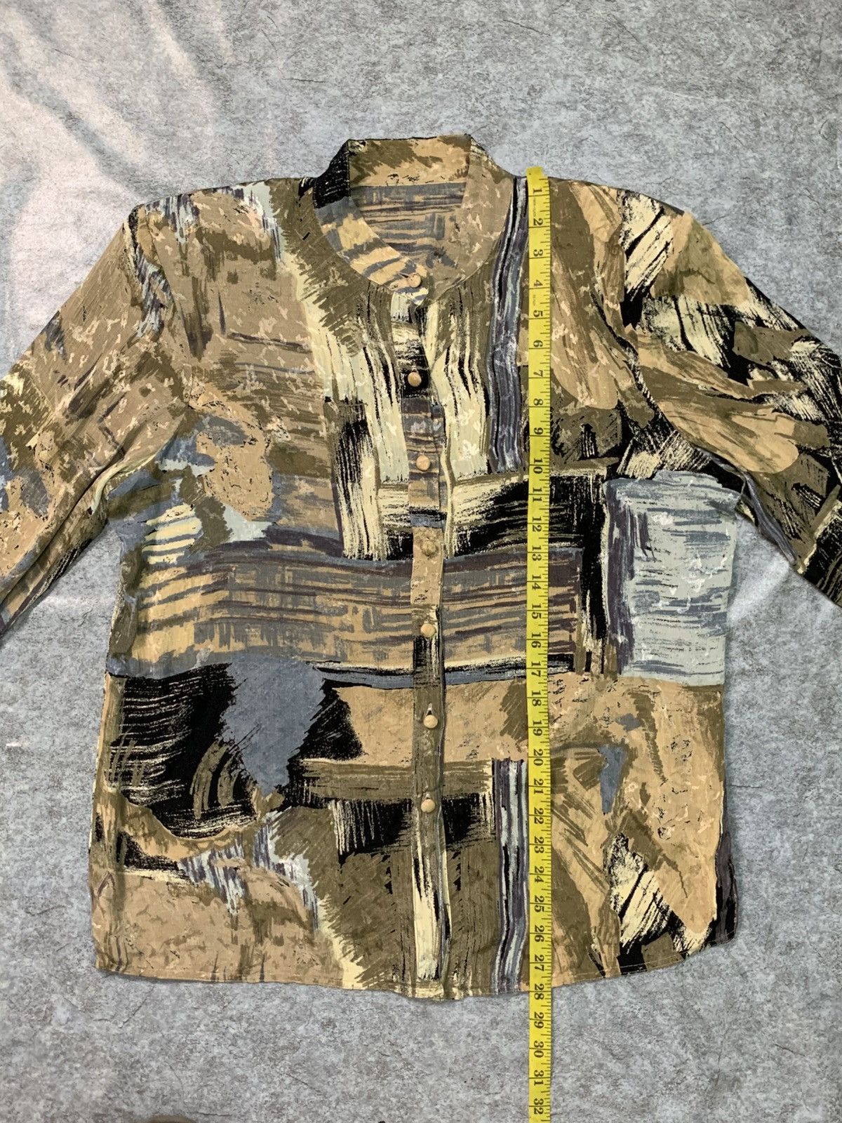 Vintage Rare Design Vintage Button-Up Blouse Size L / US 10 / IT 46 - 5 Thumbnail
