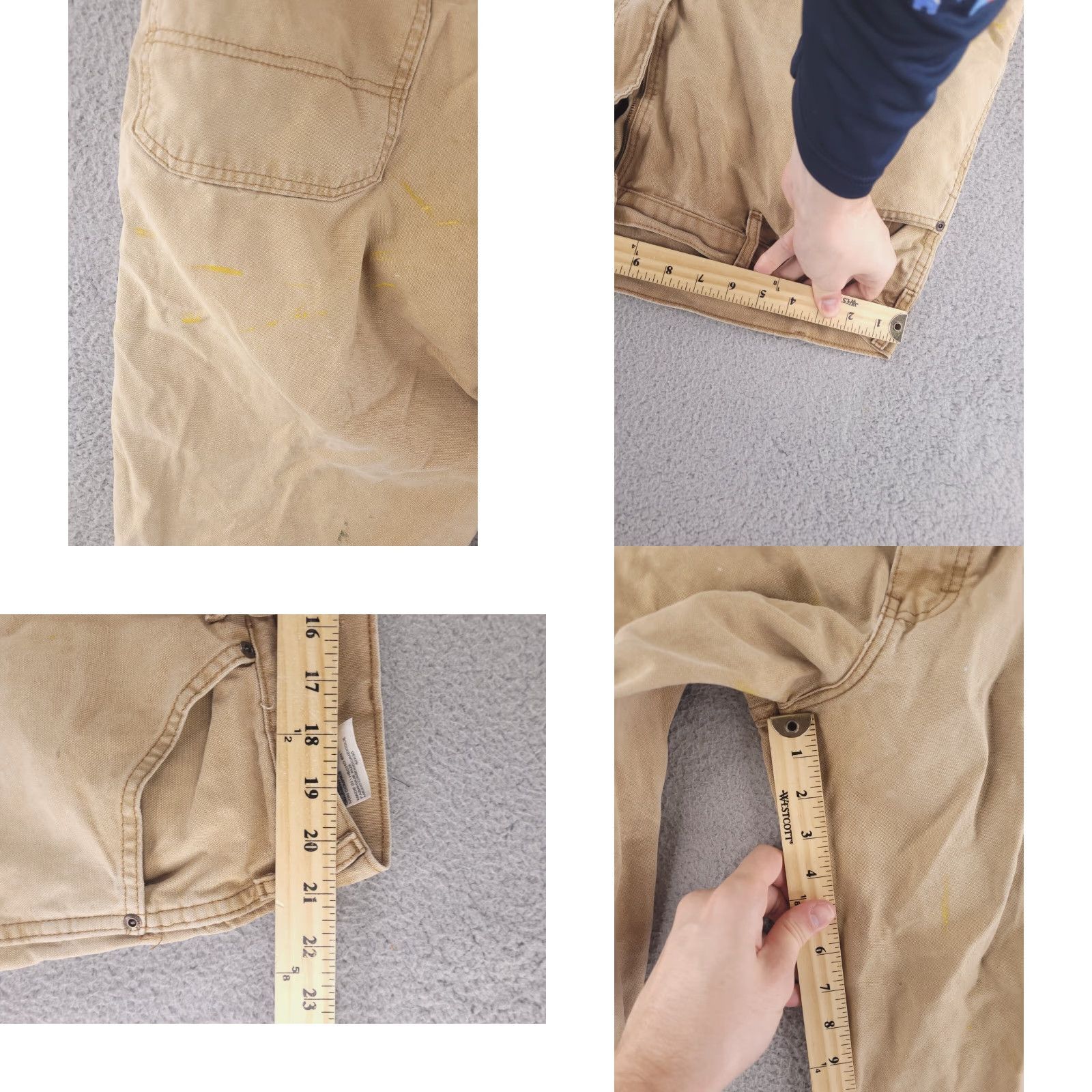 Dickies Dickies Pants Mens 42x29 Brown Canvas Workwear Carpenter Size US 42 / EU 58 - 8 Thumbnail
