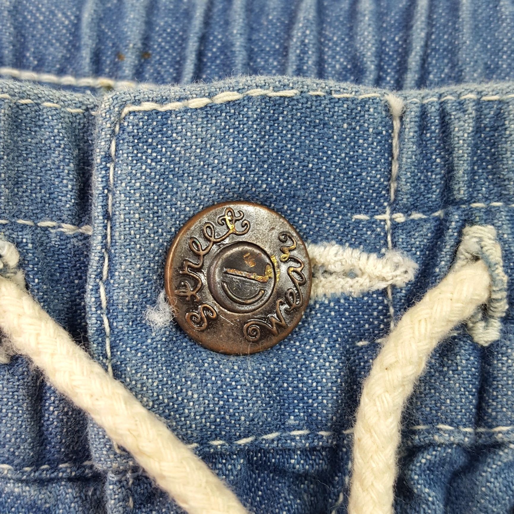 Denime VTG 80s Street Wear Womens Size M Stretch Relaxed Tapered Denim Blue Jeans Vintage Yes Size 32" / US 10 / IT 46 - 3 Thumbnail