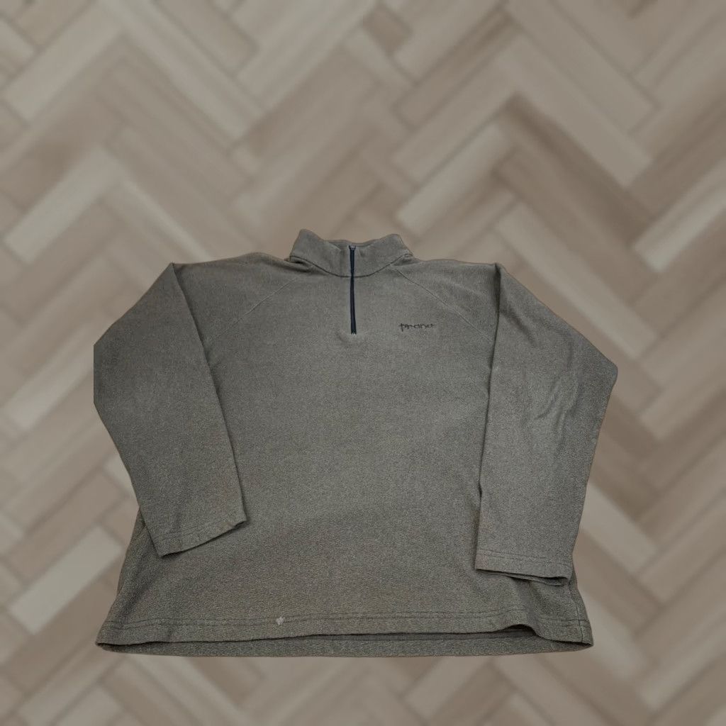 Prana VINTAGE prAna 1/4 Zip Sweater Mens L Green Casual Outdoor Pullover 12008 Size US L / EU 52-54 / 3 - 1 Thumbnail
