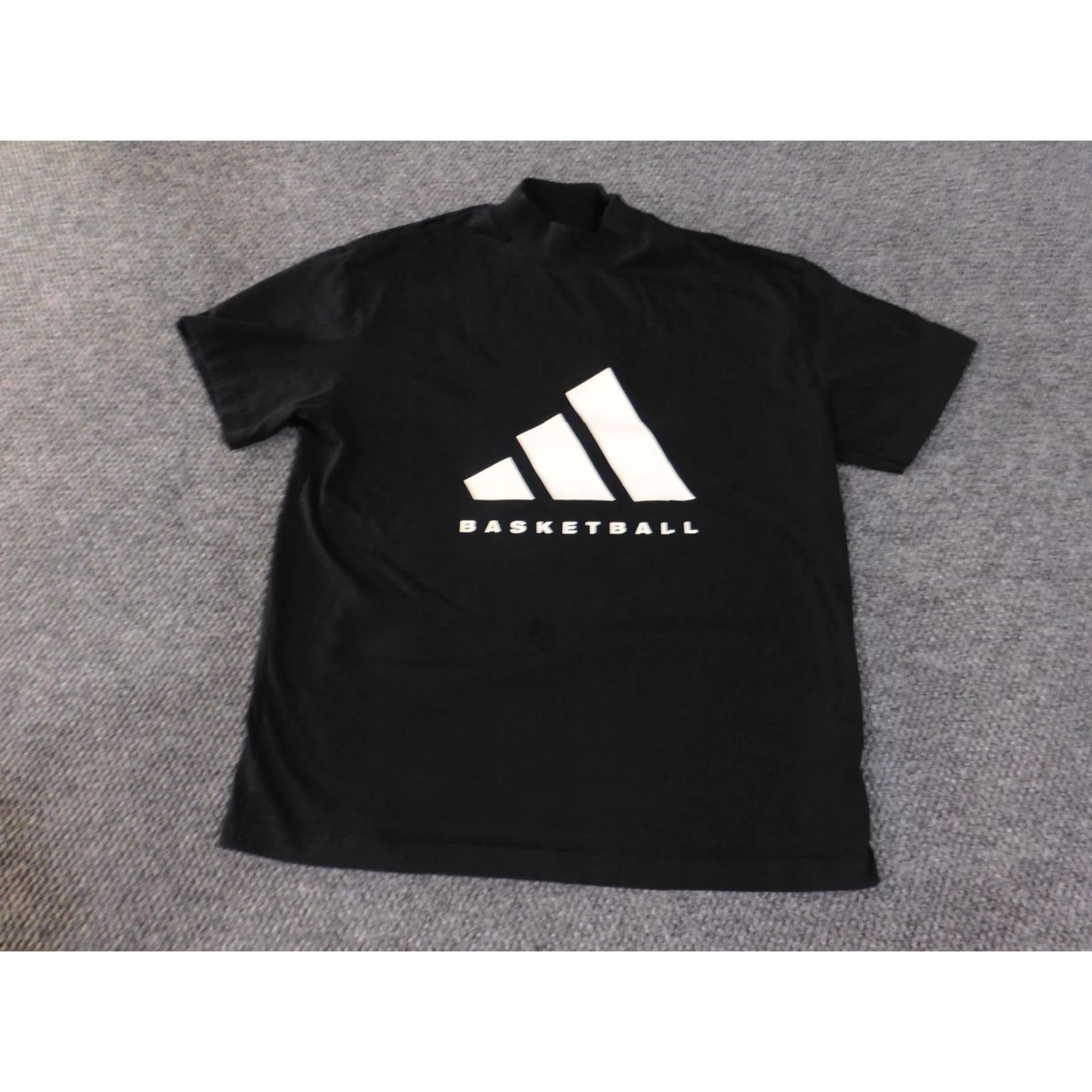 Adidas Adidas Shirt Mens Small Black Basketball Graphic Tee Short Sleeve Athletic Cotton Size US S / EU 44-46 / 1 - 6 Thumbnail