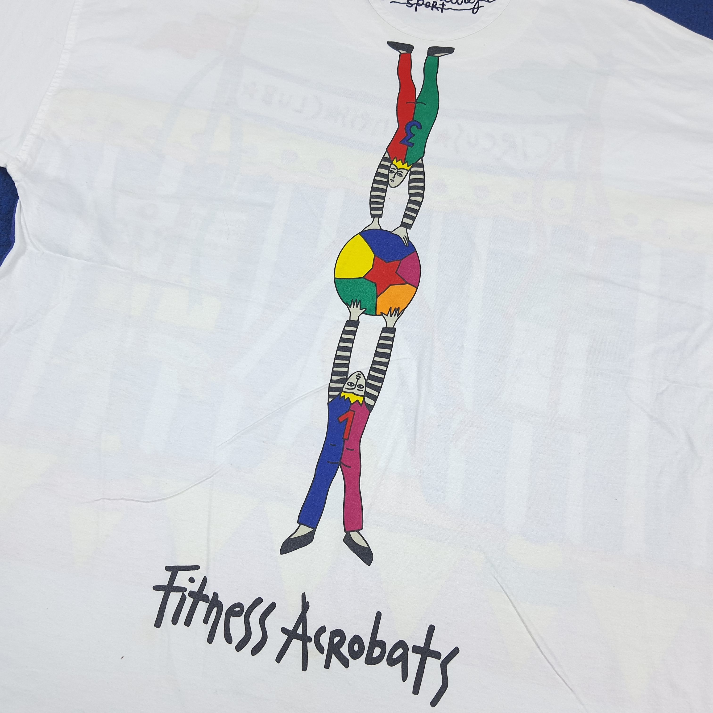 Jean Charles De Castelbajac Vintage 90s Castelbajac Sport Circus T-Shirt C294N6 Size US L / EU 52-54 / 3 - 4 Thumbnail