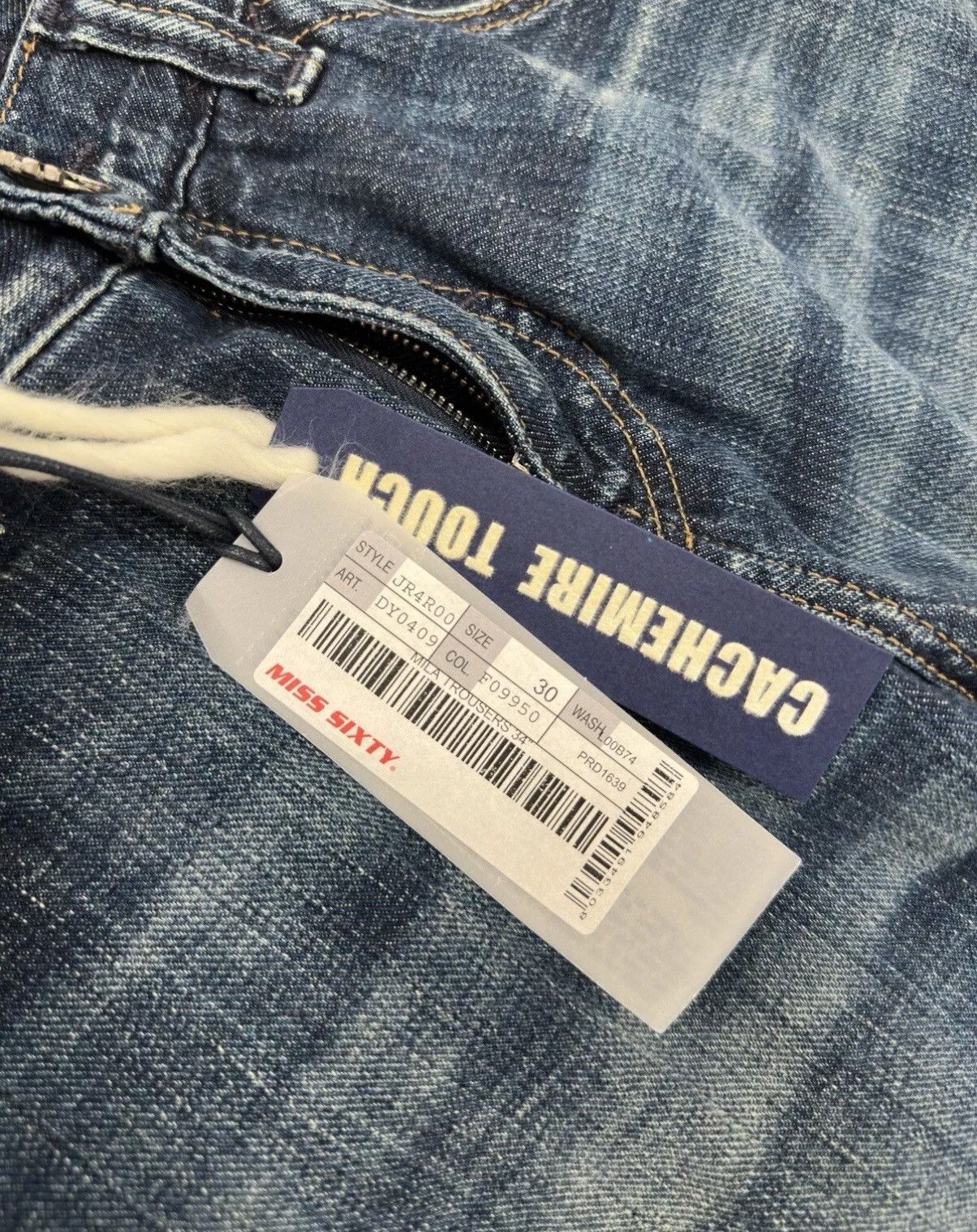 Miss Sixty DDP NEW Miss Sixty 60 Jeans Baggy Mila High Waist Flared y2k Size 30" / US 8 / IT 44 - 9 Thumbnail