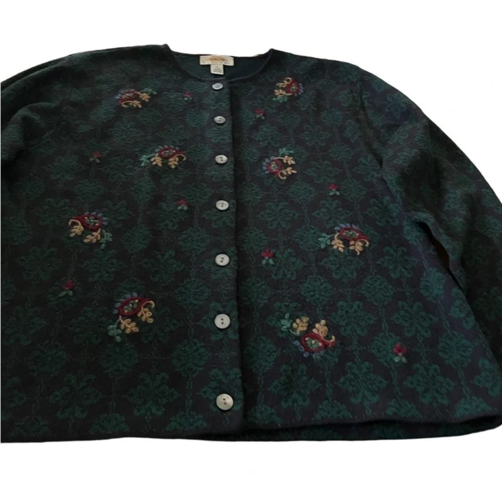 The Unbranded Brand Talbots long sleeve vintage button front cardigan, Large Size L / US 10 / IT 46 - 1 Thumbnail