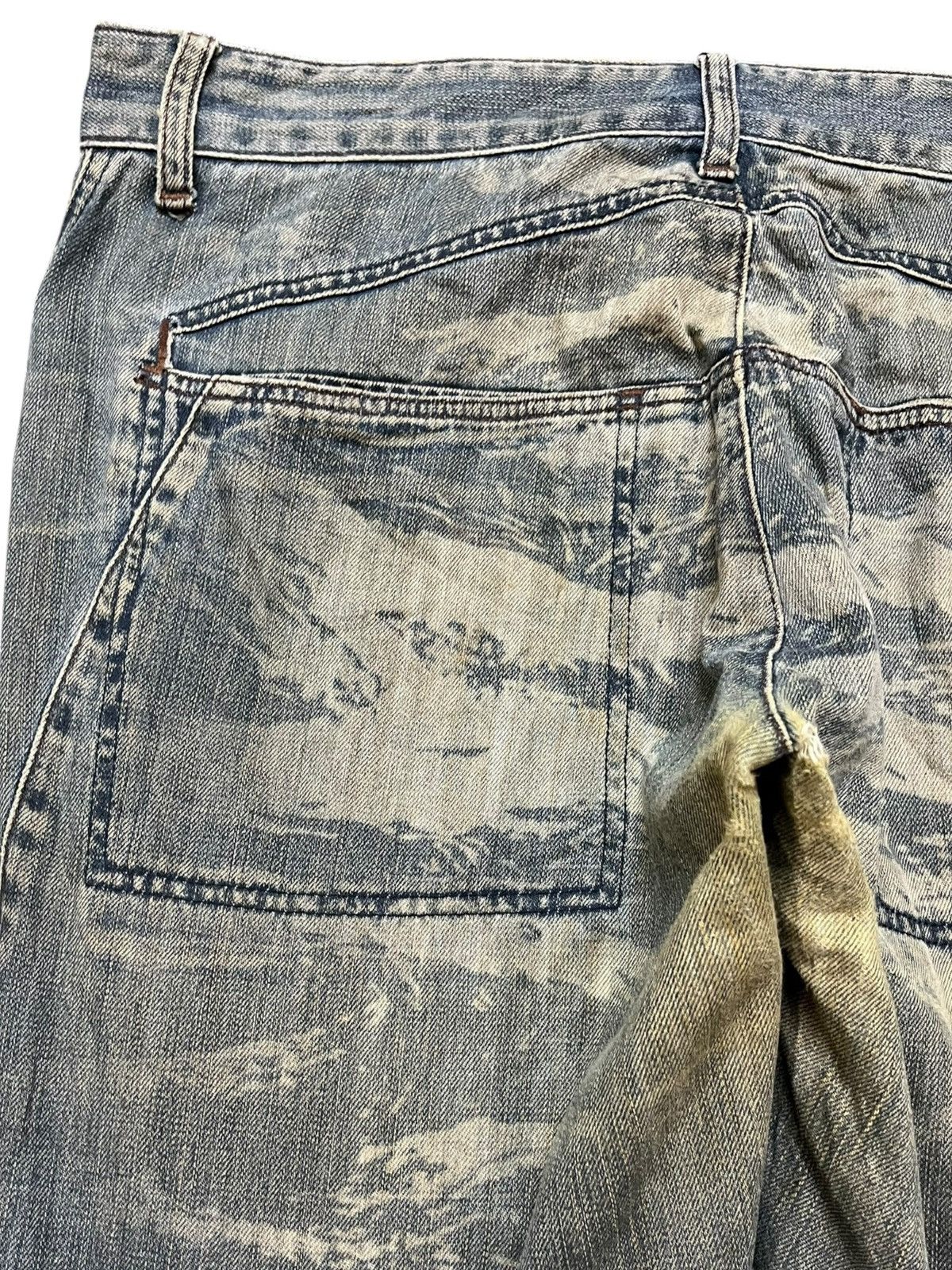 Marithe + Francois Girbaud Vintage Marithe Francois Girbaud Camourflage Denim Size US 37 - 8 Thumbnail
