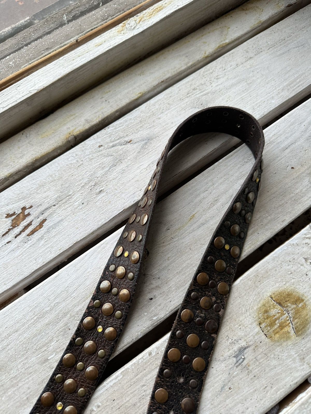 Other 🚨Vintage Crazy Metal Belt Drip Japanese Hype bb Simon Size ONE SIZE - 4 Thumbnail