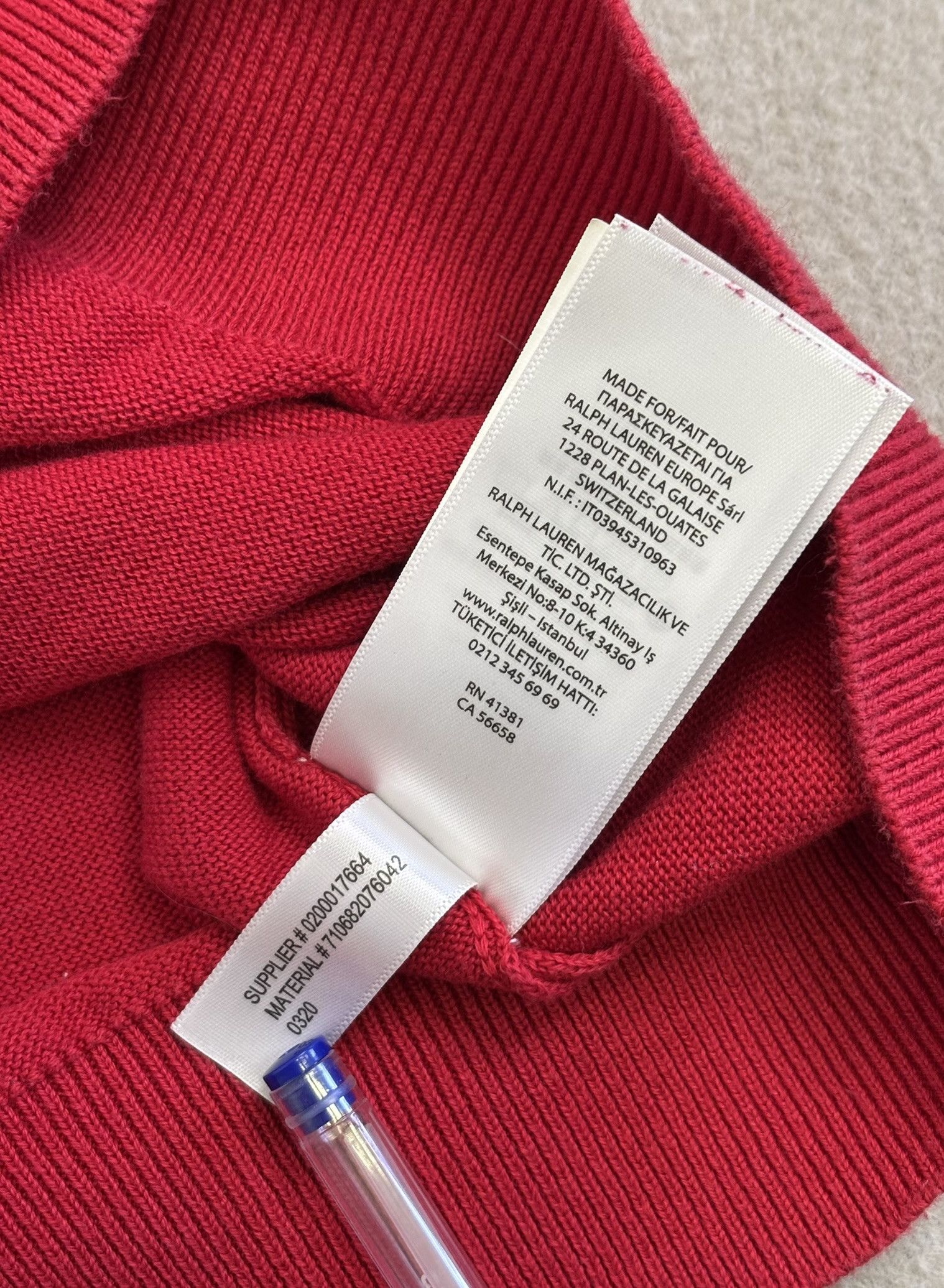 Polo Ralph Lauren Polo Ralph Lauren Red sweater Size. M Size US M / EU 48-50 / 2 - 18 Thumbnail