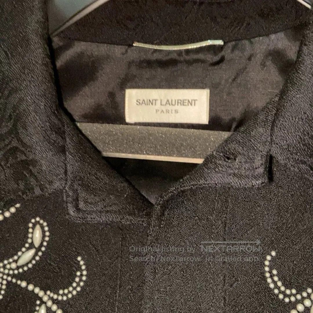 Saint Laurent Paris Saint Laurent Men's Beaded Studded Jacket. Size US M / EU 48-50 / 2 - 2 Thumbnail