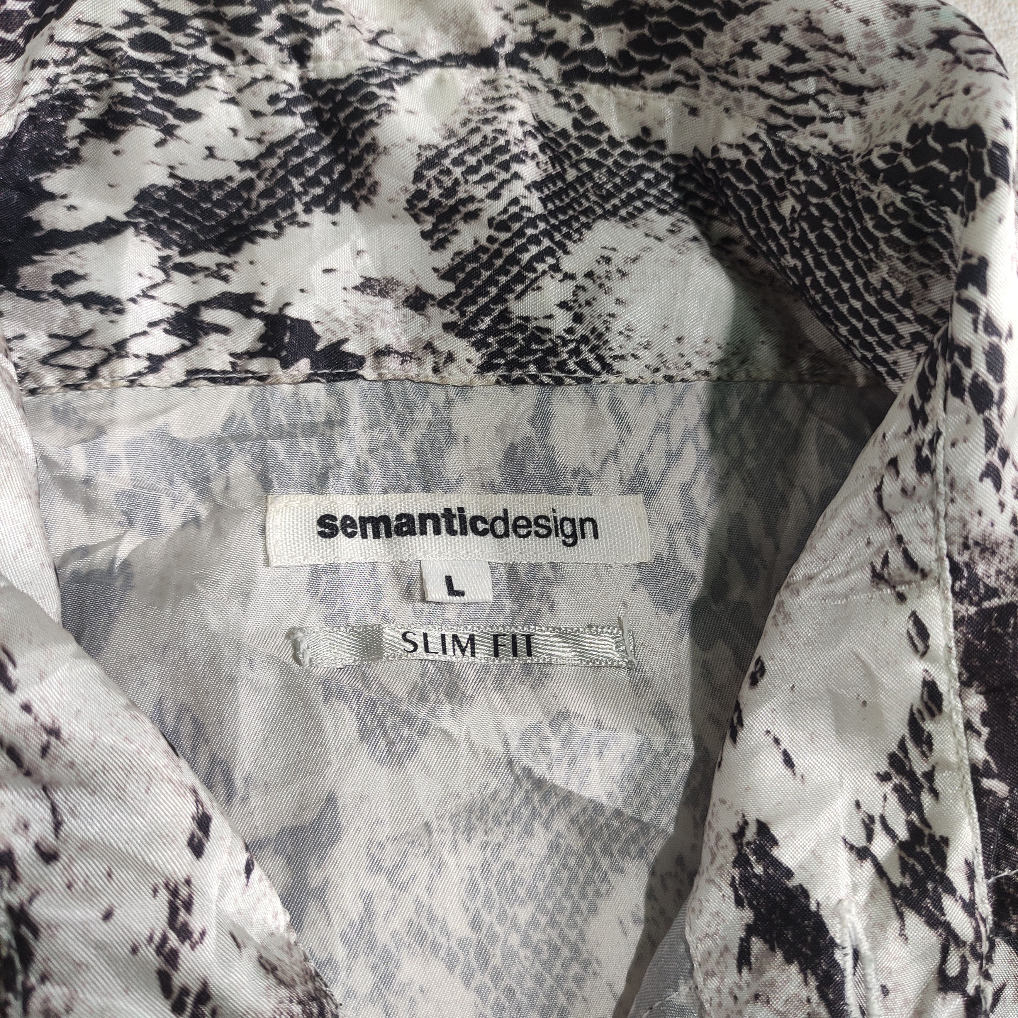 Japanese Brand × Roberto Cavalli × semanticdesign Semantic Design Snake Skin Pattern Size US L / EU 52-54 / 3 - 5 Thumbnail