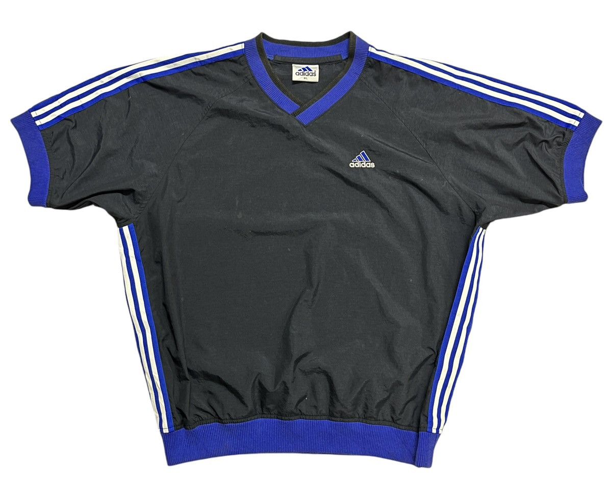 Adidas × Vintage Vintage Adidas 3 Stripes Jersey Size US L / EU 52-54 / 3 - 1 Thumbnail