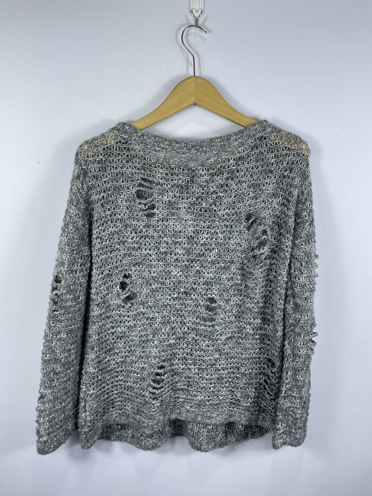Beauty Beast × Hysteric Glamour × Japanese Brand Japanese-e Distressed Trashed knit Sweater Size US M / EU 48-50 / 2 - 3 Thumbnail