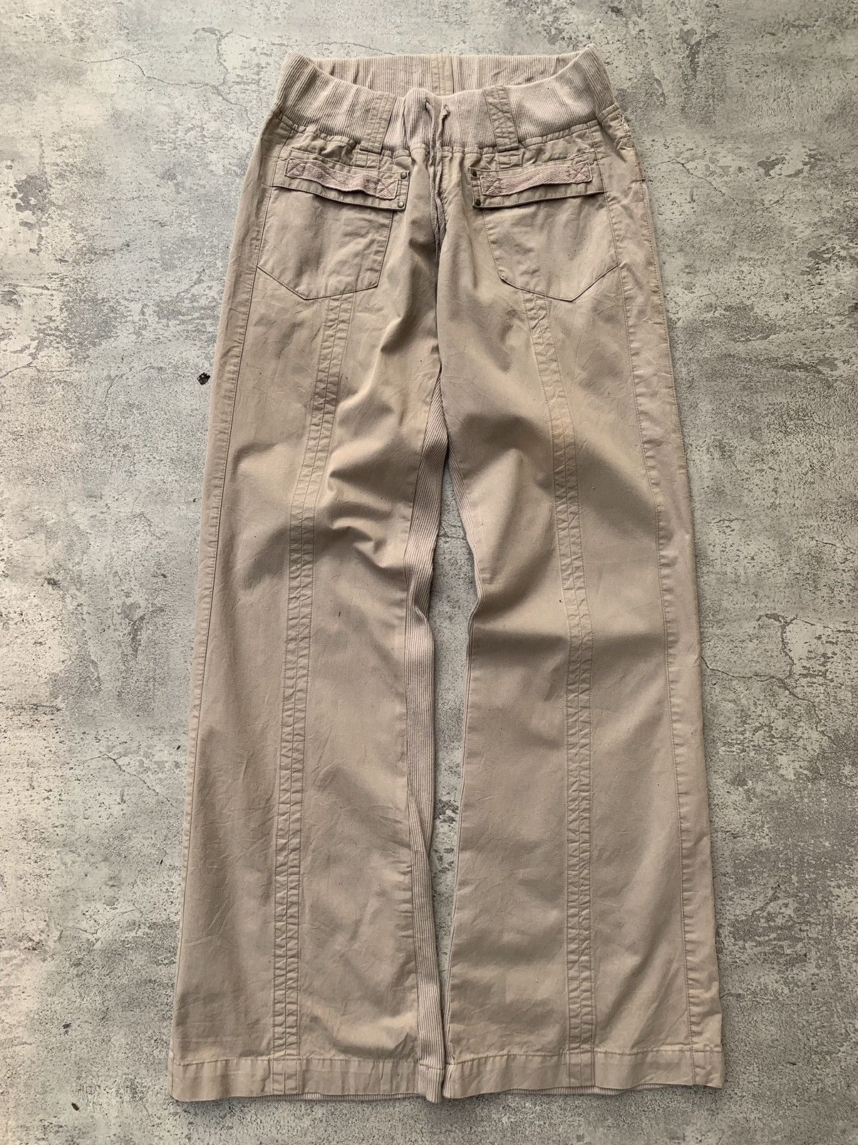 Japanese Brand TRIPLE R wideleg/Flare pants look like goa Size US 29 - 1 Thumbnail
