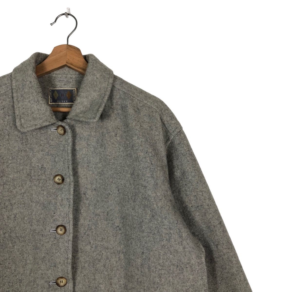 Japanese Brand 🔥Vintage Husky Chore Wool Jacket Worker Wear Size US M / EU 48-50 / 2 - 6 Thumbnail