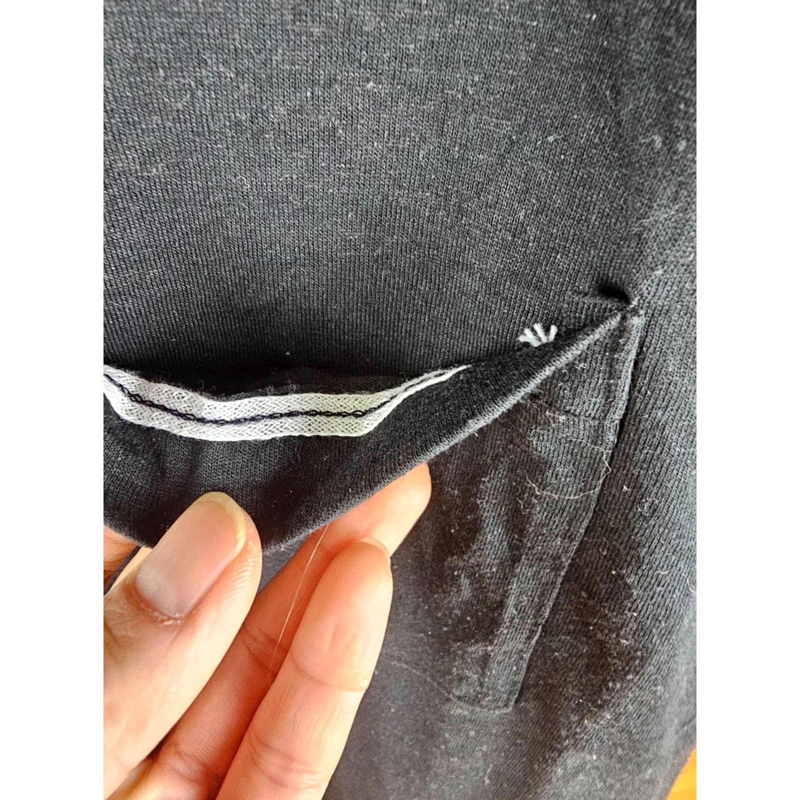 Vintage VINTAGE T-Shirt XL Black 80's One Pocket Selvedge Paper Thin Single Stitch Cotton Men XL Size US XL / EU 56 / 4 - 5 Thumbnail