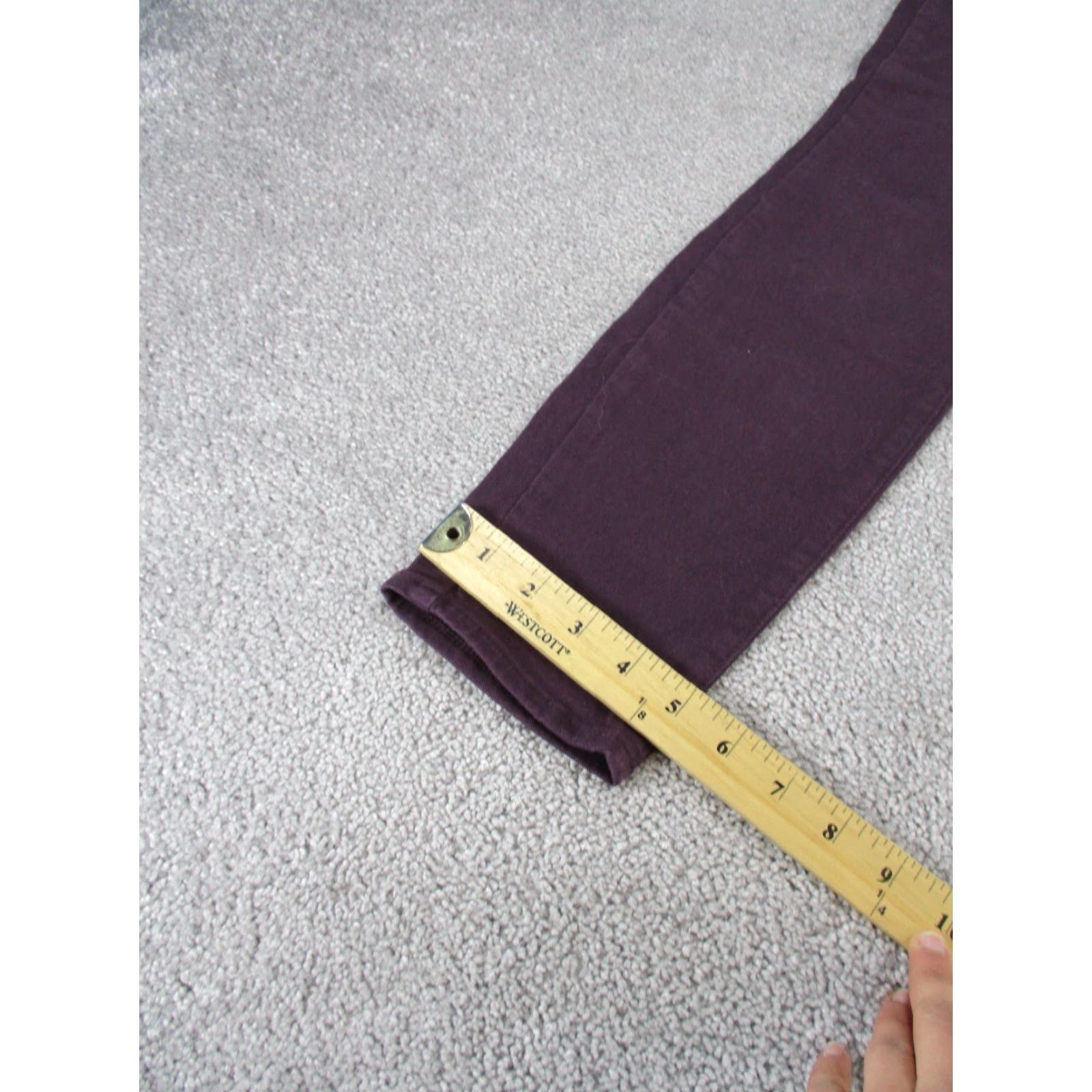 Paige PAIGE Jeans Skinny Verdugo Ankle Denim Dark Purple 27 Womens Size 27" / US 4 / IT 40 - 5 Thumbnail